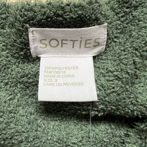 Softies Marshmallow V-neck lounge set dusty green size S NWT - Picture 3 of 8